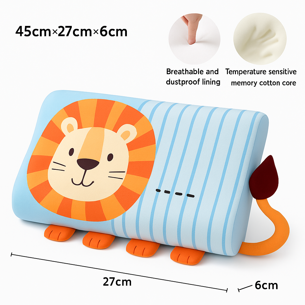 Baby Cooling Bed Pillows for Sleeping Memory Foam Pillows Adjustable Cool Pillow Side Back Sleepers Pillows Soft Toddler Pillow