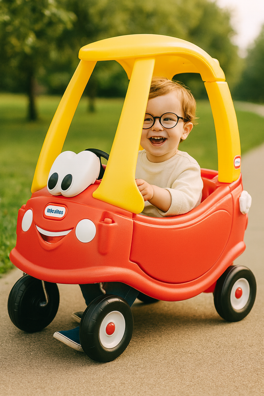 Cozy Coupe Ride On Toy Car for Toddlers & Kids – Classic Push & Foot-to-Floor Ride-On with Storage