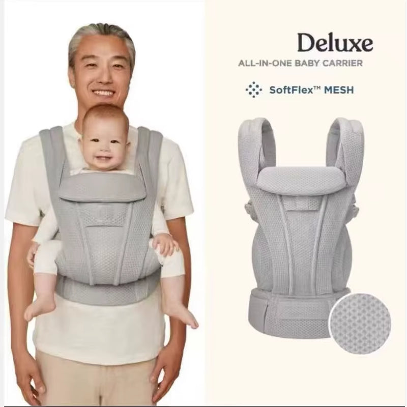 Egobaby Mini Deluxe Baby Carrier Ergonomic Kangaroo Infant Kid Sling Back Front Facing Backpack Wrap Baby Bag 0-36 Months