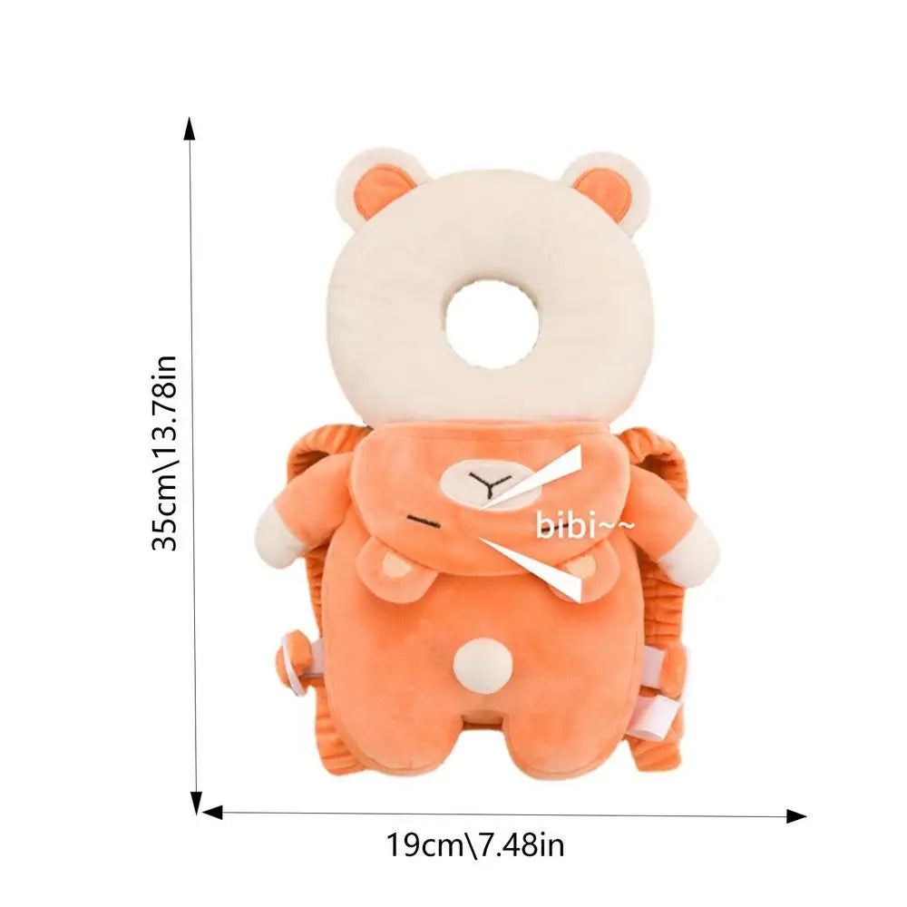 Baby Head Protector Safety Pad Cushion Cartoon anti Fall Back Pillow Headrest Newborn Infant Toddler Baby Protection Backpack