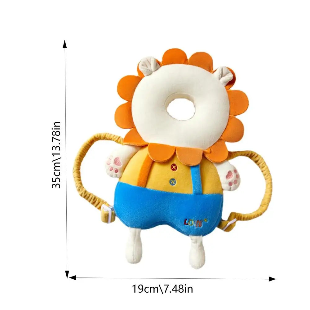 Baby Head Protector Safety Pad Cushion Cartoon anti Fall Back Pillow Headrest Newborn Infant Toddler Baby Protection Backpack