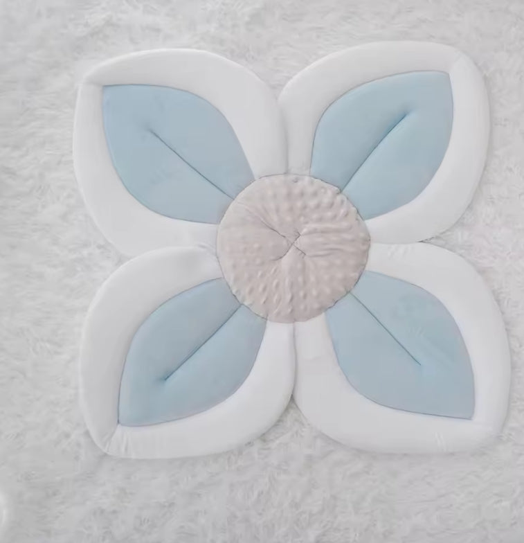 Blooming Bath Lotus Baby Bath Seat – Soft Plush Flower Cushion for Sink & Bathtub | Safe & Comfortable Infant Support Mat