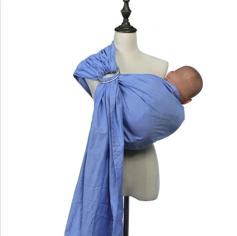 Cotton Linen Fabric Breathable Baby Ring Sling Carrier Soft Baby Wrap for Newborn Best Shower Gift Free Size Carrier Bebe Infant