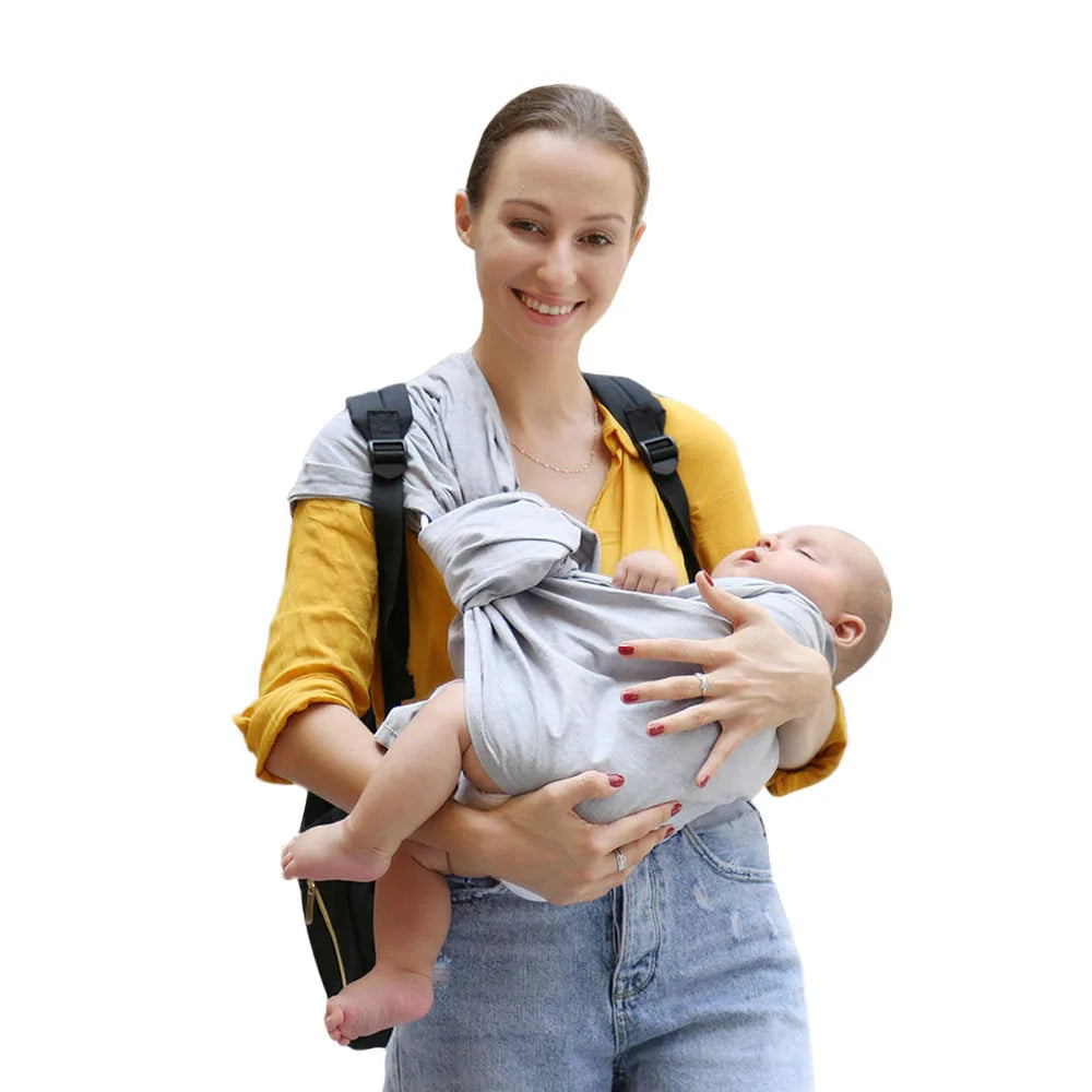 Cotton Linen Fabric Breathable Baby Ring Sling Carrier Soft Baby Wrap for Newborn Best Shower Gift Free Size Carrier Bebe Infant