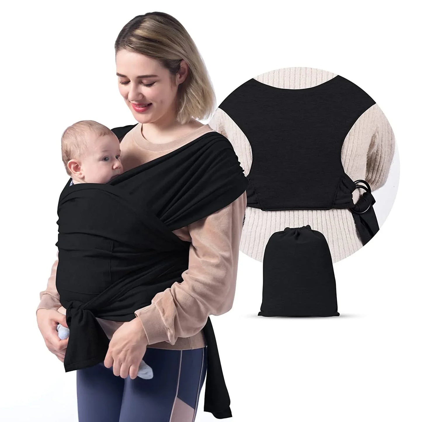 Cross-Border Factory Baby Carrier Cotton X-Shaped Simple Baby Backpack Child Development Support Belt Front Hugging Style