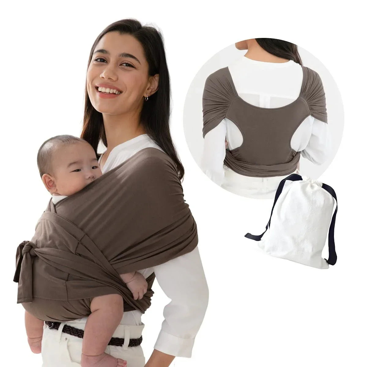 Cross-Border Factory Baby Carrier Cotton X-Shaped Simple Baby Backpack Child Development Support Belt Front Hugging Style