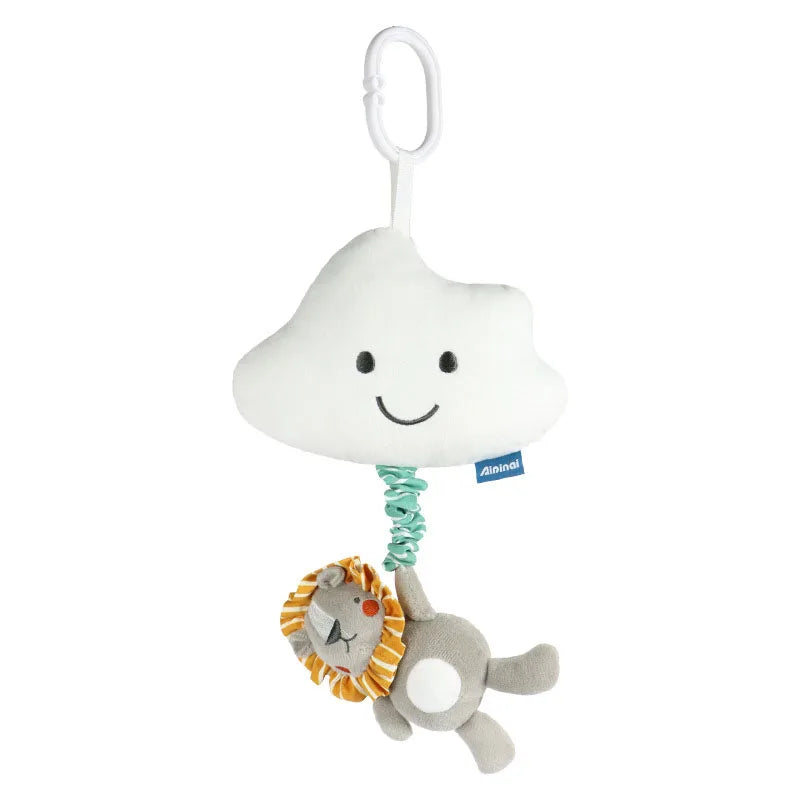 Baby Nordic Bed Rattles Hanging Toys Toddler Spiral Pram Toy Baby Car Carriage Plush Owl Mobile 0 6 12 Months Stroller Hang Girl