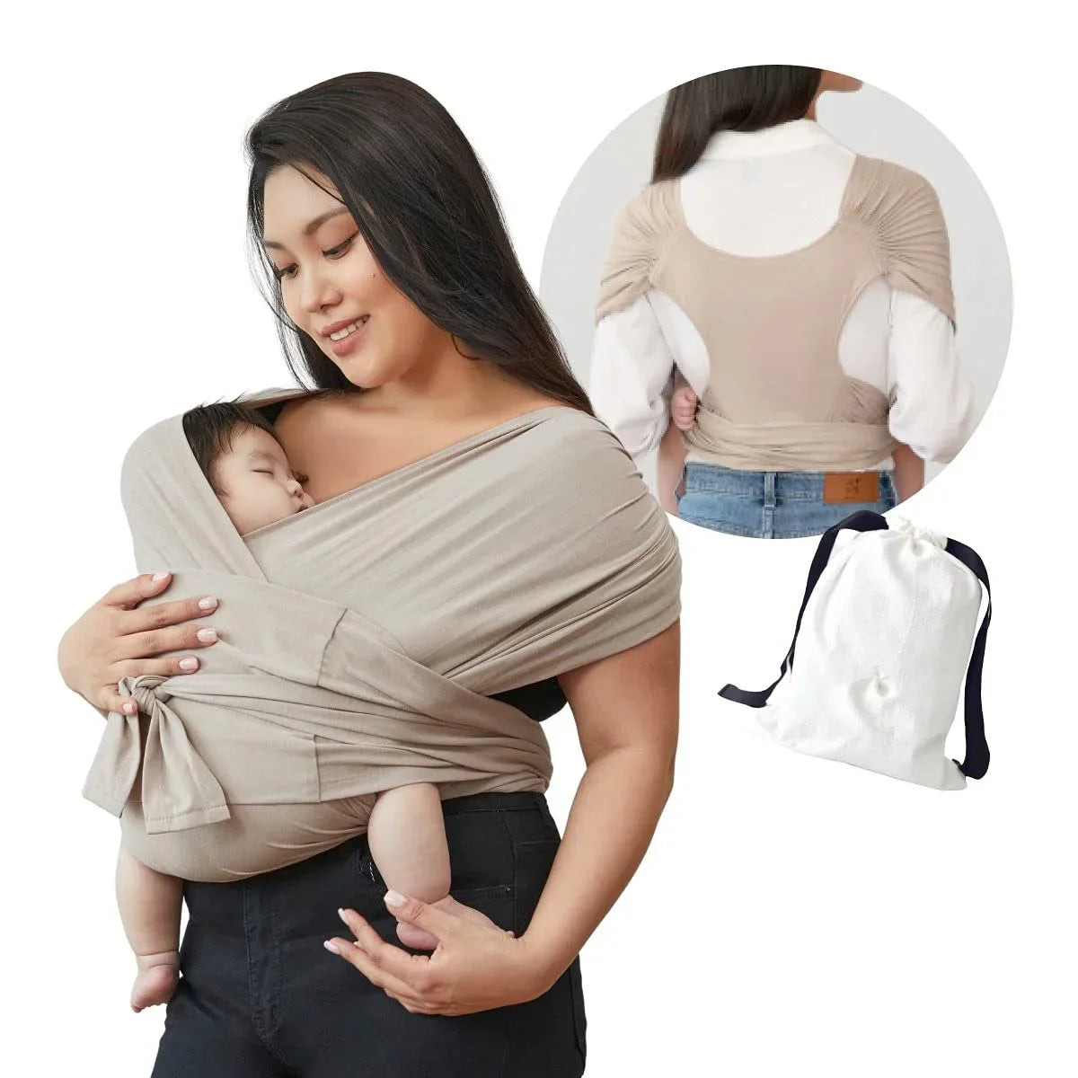 Cross-Border Factory Baby Carrier Cotton X-Shaped Simple Baby Backpack Child Development Support Belt Front Hugging Style