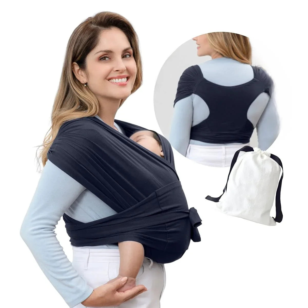 Cross-Border Factory Baby Carrier Cotton X-Shaped Simple Baby Backpack Child Development Support Belt Front Hugging Style