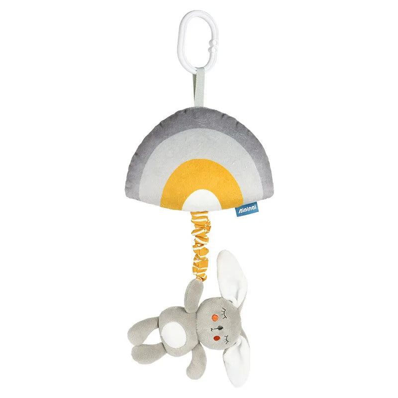 Baby Nordic Bed Rattles Hanging Toys Toddler Spiral Pram Toy Baby Car Carriage Plush Owl Mobile 0 6 12 Months Stroller Hang Girl