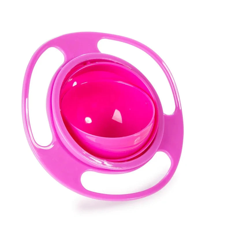 Baby Feeding Bowl Gyro Bowl 360 Degree Rotation Spill Resistant Feeding Dishes for Baby Training Children Spill-Proof