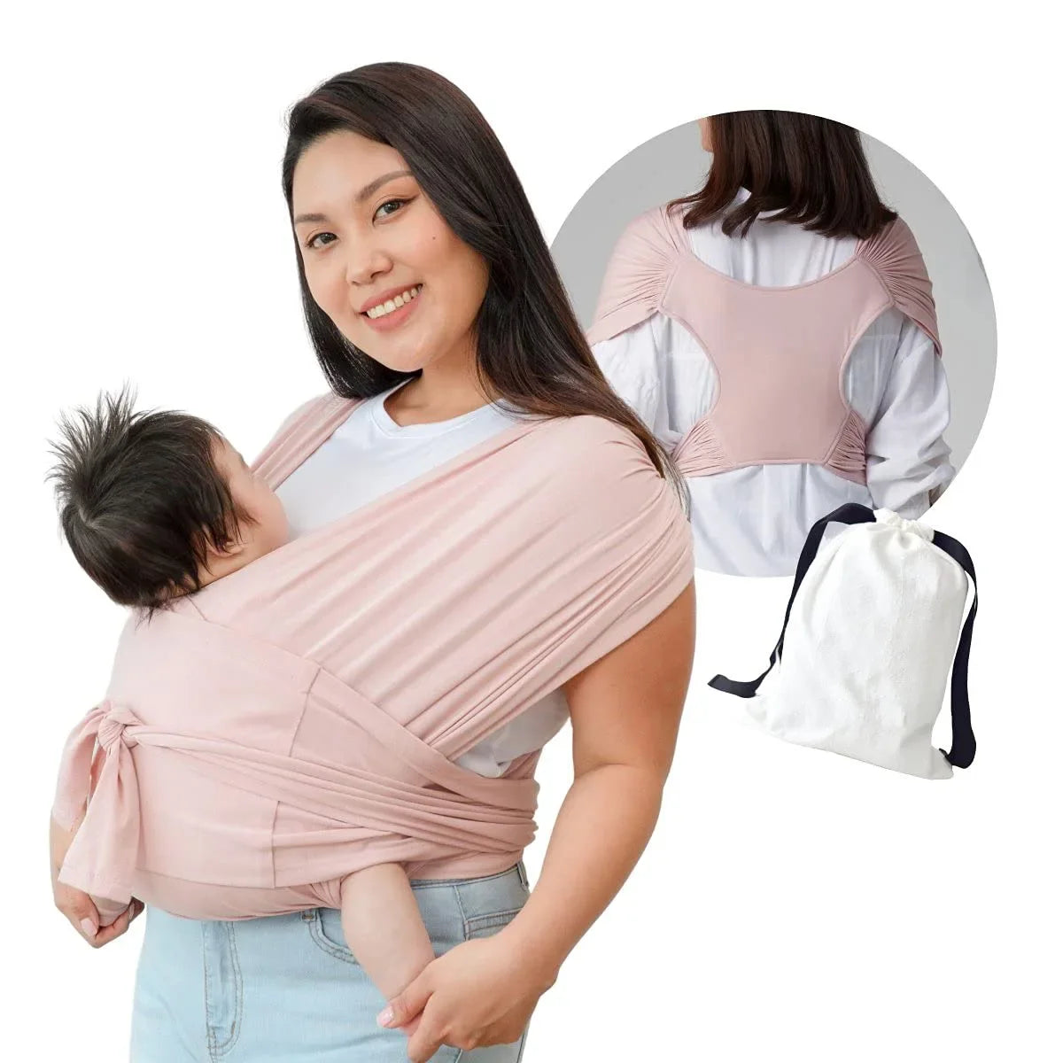 Cross-Border Factory Baby Carrier Cotton X-Shaped Simple Baby Backpack Child Development Support Belt Front Hugging Style