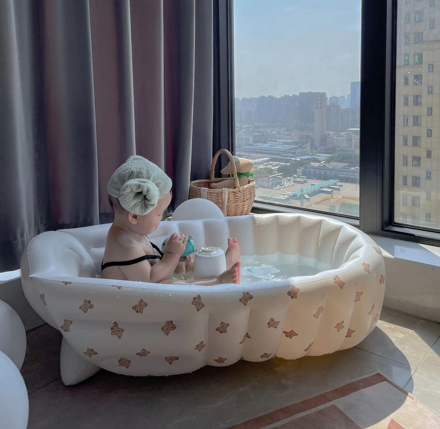 Animal Baby Swimming Bathtub Children'S Portable Outdoor Inflatable Pool Children'S Bathtub Newborn Swimming Pool