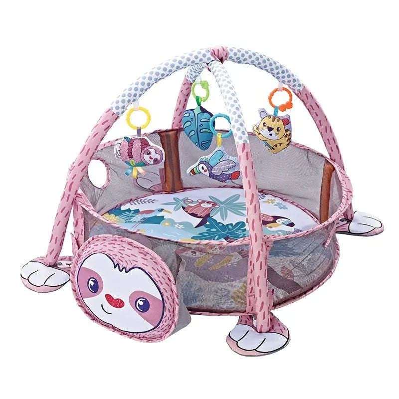 Multifunctional Baby Cartoon Early Education Fitness Frame Kids Activity Mat Newborn Enlightenment Toy Fitness Room Activity Toy