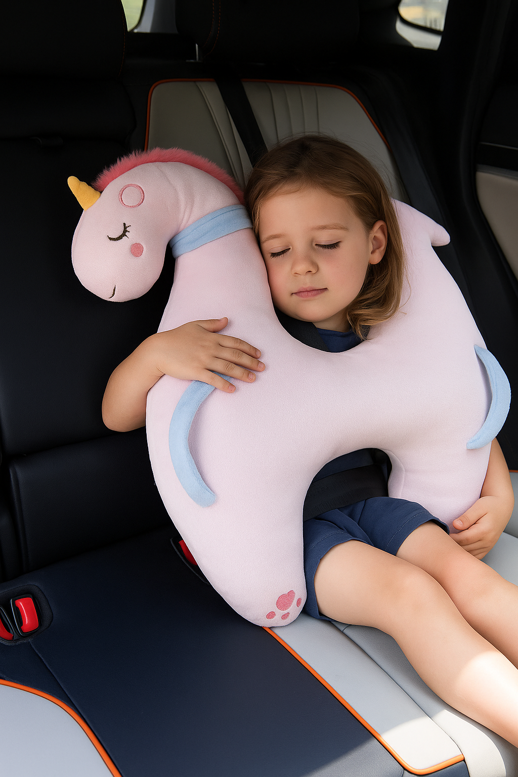 Cute Animal Pattern Kid Neck Head Support U-Shape Children Travel Pillow Cushion for Car Seat Safety Neck Pillow for Kids