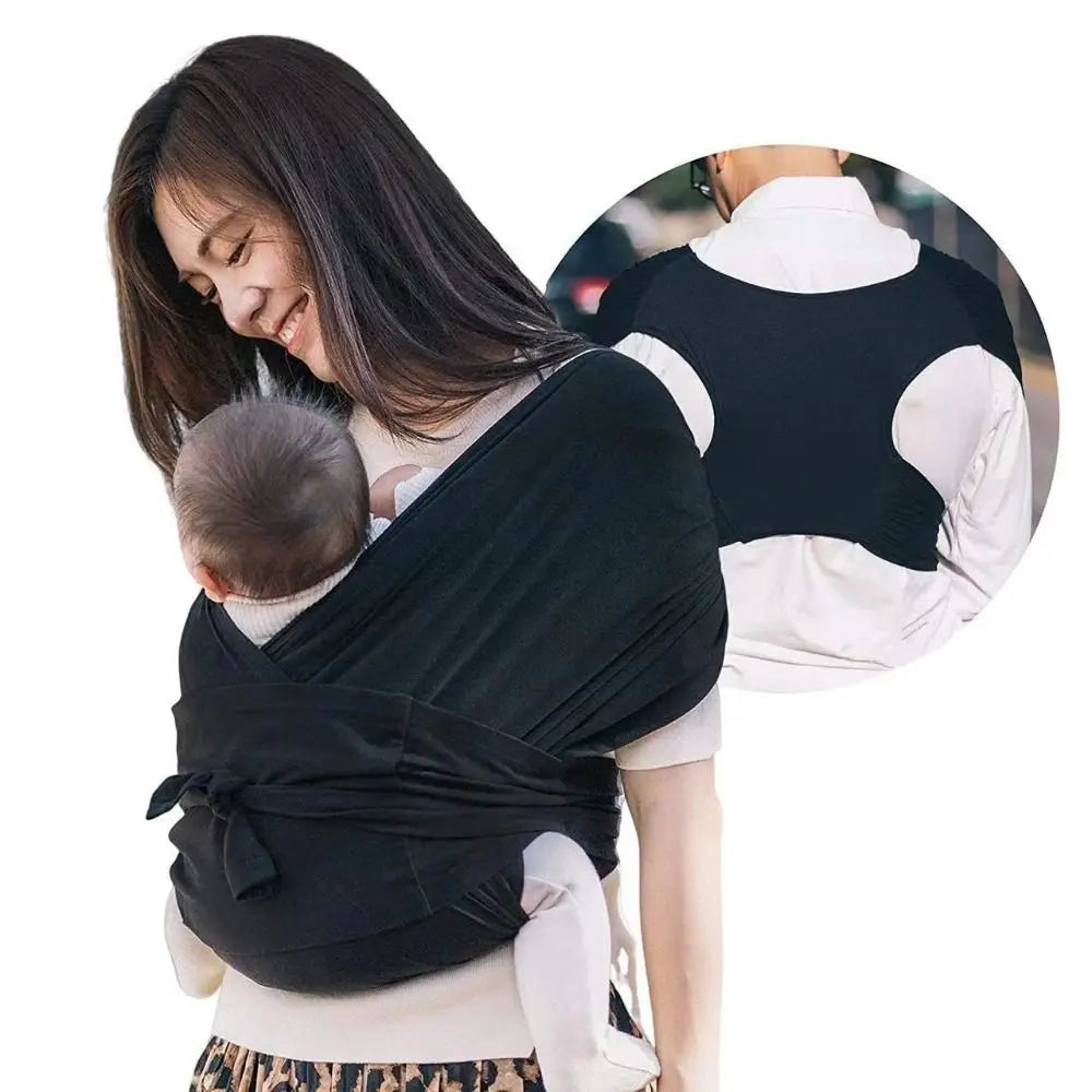 Newborn Front Holding Baby Wrap Carrier Cotton Infant Kangaroo Bag Infant Backpacks Mesh Horizontal Holding Type