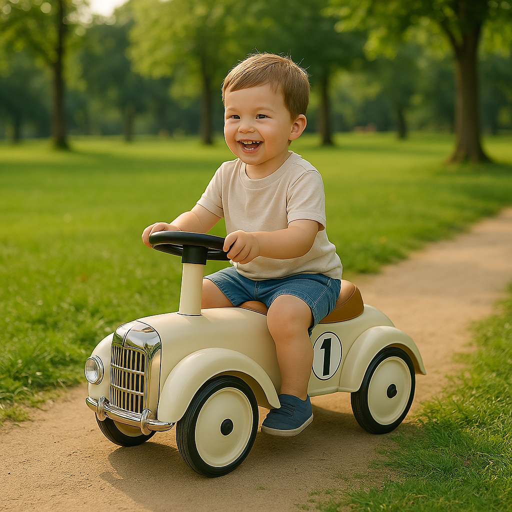 Kids’ Swing Car with LED Lights & Music – Anti-Rollover Balance Ride-On Toy for Toddlers (Ages 1+)