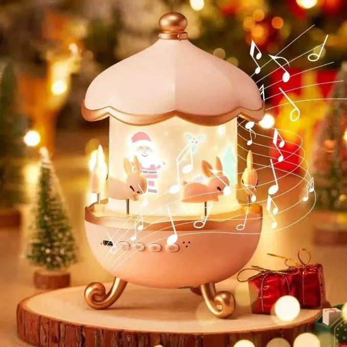 Kids Night Light Projector – USB Rechargeable LED Starry Sky Lamp with 12 Projection Films & Rotating Galaxy Effect for Nursery and Baby Gifts