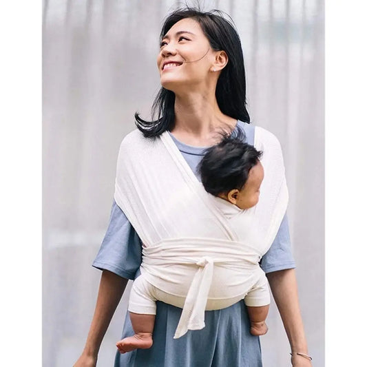 Newborn Front Holding Baby Wrap Carrier Cotton Infant Kangaroo Bag Infant Backpacks Mesh Horizontal Holding Type