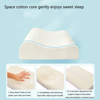 Baby Cooling Bed Pillows for Sleeping Memory Foam Pillows Adjustable Cool Pillow Side Back Sleepers Pillows Soft Toddler Pillow