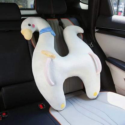 Cute Animal Pattern Kid Neck Head Support U-Shape Children Travel Pillow Cushion for Car Seat Safety Neck Pillow for Kids