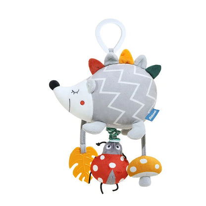 Baby Nordic Bed Rattles Hanging Toys Toddler Spiral Pram Toy Baby Car Carriage Plush Owl Mobile 0 6 12 Months Stroller Hang Girl
