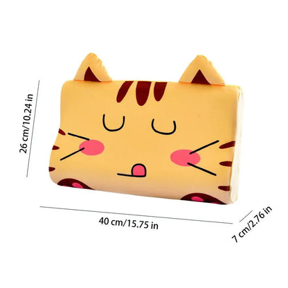 Toddler Memory Foam Pillow Slow Rebound Soft Fiber Baby Neck Protection Pillow Cartoon Animal Printing Children'S Bedding