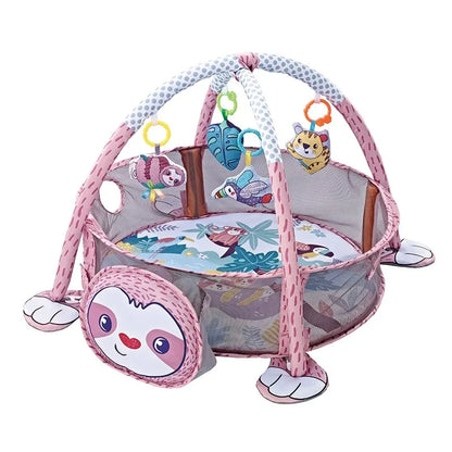 Multifunctional Baby Cartoon Early Education Fitness Frame Kids Activity Mat Newborn Enlightenment Toy Fitness Room Activity Toy