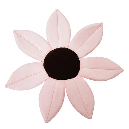 Nonslip Baby Shower Bath Tub Flower Pad Bath Infant Newborn Safety Security Bath Support Cushion Bathtub Mat Newborn Shower Seat