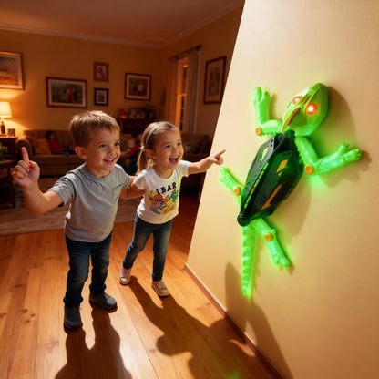 Wall Climbing Electric Lizard Toy for Kids – Remote Control Gecko Robot with Lights & Realistic Movement